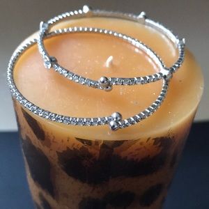 Rhinestone adjustable bracelets